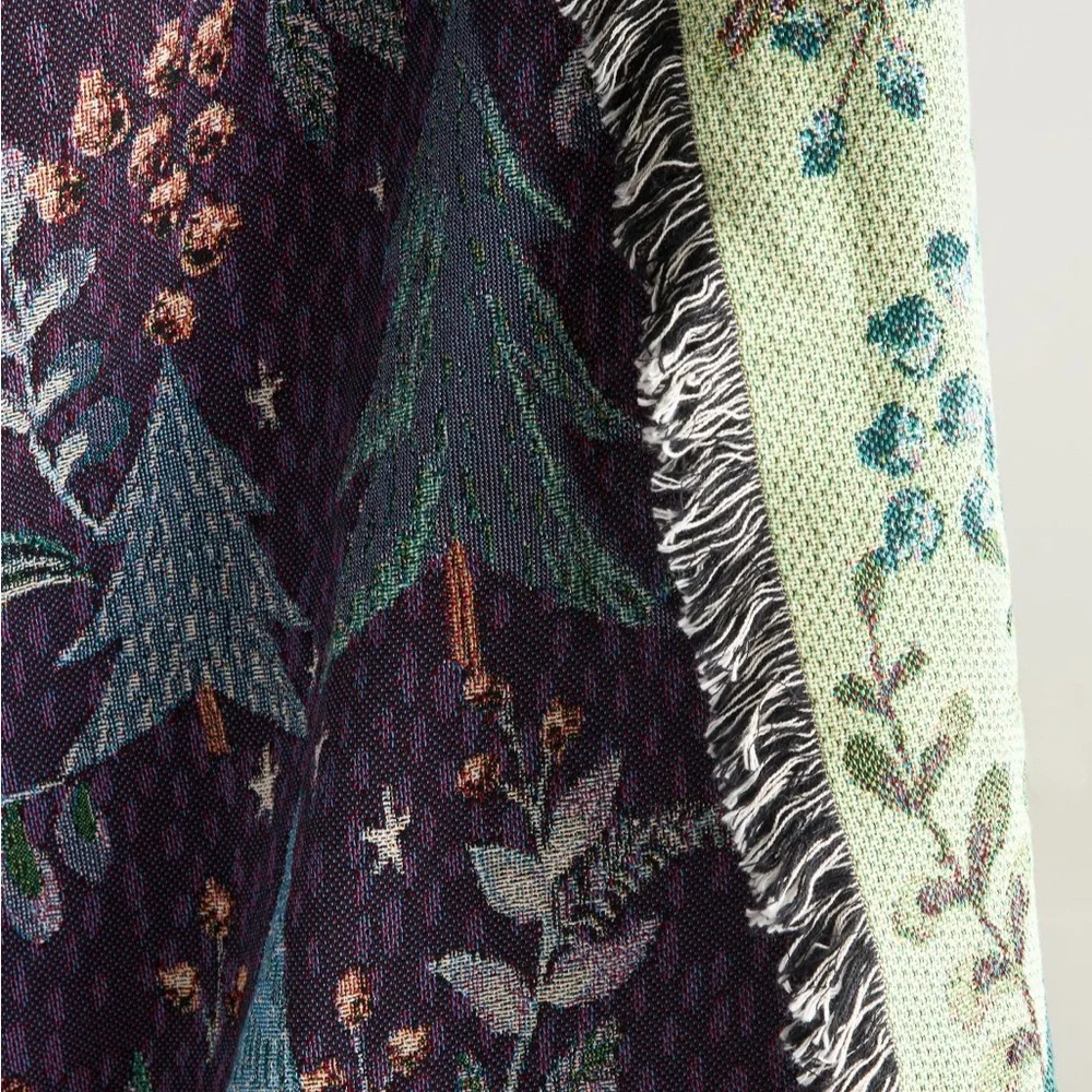 Anthropologie Willa Cotton Woven Throw Blanket	54